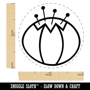 Pin Cushion Sewing Rubber Stamp for Stamping Crafting Planners