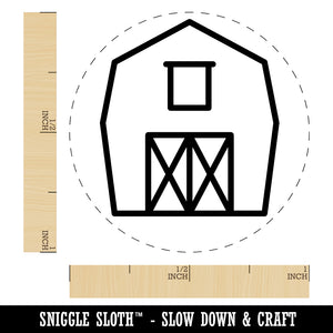 Barn Doodle Rubber Stamp for Stamping Crafting Planners