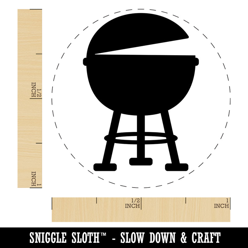 BBQ Barbecue Grill Rubber Stamp for Stamping Crafting Planners