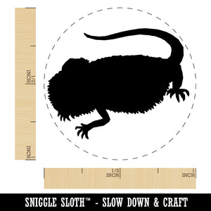 Bearded Dragon Solid Rubber Stamp for Stamping Crafting Planners