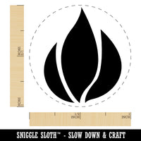 Fire Symbol Rubber Stamp for Stamping Crafting Planners