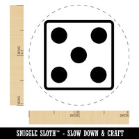 Five 5 Dice Die Rubber Stamp for Stamping Crafting Planners