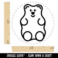 Gummi Bear Candy Rubber Stamp for Stamping Crafting Planners