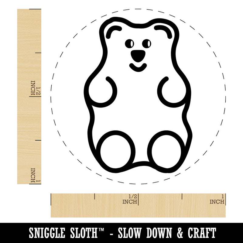 Gummi Bear Candy Rubber Stamp for Stamping Crafting Planners