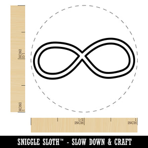 Infiniti Symbol Sketch Outline Rubber Stamp for Stamping Crafting Planners