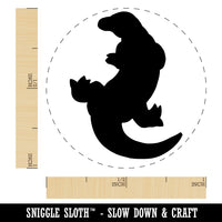 Komodo Dragon Solid Rubber Stamp for Stamping Crafting Planners