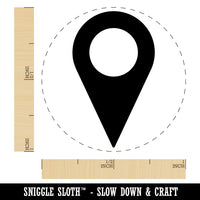 Map Location Symbol Rubber Stamp for Stamping Crafting Planners
