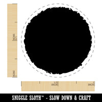 Sketchy Solid Circle Rubber Stamp for Stamping Crafting Planners