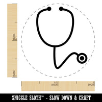 Stethoscope Medical Doctor Nurse Rubber Stamp for Stamping Crafting Planners