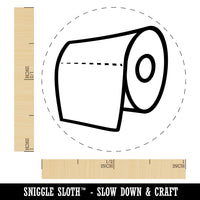 Toilet Paper Doodle Rubber Stamp for Stamping Crafting Planners