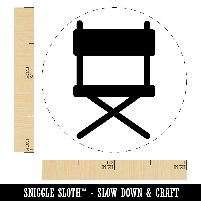 Director Movie Chair Rubber Stamp for Stamping Crafting Planners