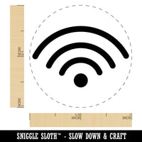 Internet Wifi Symbol Rubber Stamp for Stamping Crafting Planners