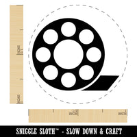 Movie Reel Rubber Stamp for Stamping Crafting Planners