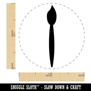 Paintbrush Symbol Rubber Stamp for Stamping Crafting Planners