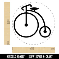 Penny Farthing Bicycle Bike Old Fashioned Victorian Rubber Stamp for Stamping Crafting Planners