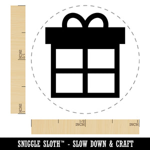 Present Gift Box Birthday Christmas Holiday Rubber Stamp for Stamping Crafting Planners
