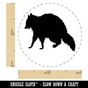 Racoon Walking Solid Rubber Stamp for Stamping Crafting Planners