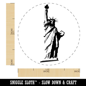 Statue of Liberty Sketch Rubber Stamp for Stamping Crafting Planners
