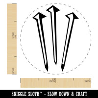 Three 3 Nails Christian Stylized Rubber Stamp for Stamping Crafting Planners