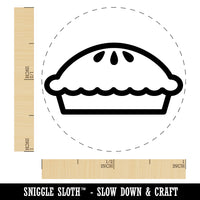 Yummy Pie Rubber Stamp for Stamping Crafting Planners