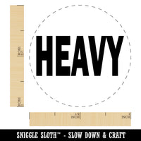 Heavy Text Rubber Stamp for Stamping Crafting Planners