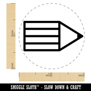 Pencil Stub Writing Homework Rubber Stamp for Stamping Crafting Planners