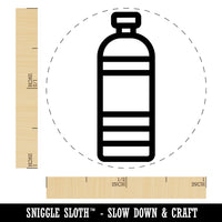 Water Bottle Icon Rubber Stamp for Stamping Crafting Planners