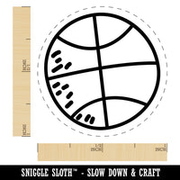 Basketball Doodle Rubber Stamp for Stamping Crafting Planners