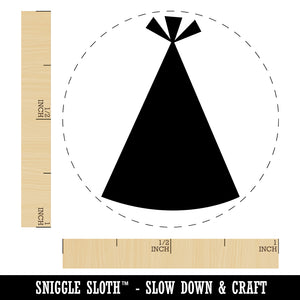 Birthday Party Hat Solid Rubber Stamp for Stamping Crafting Planners