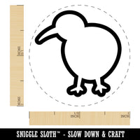 Kiwi Bird Outline Rubber Stamp for Stamping Crafting Planners