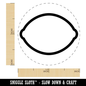 Lemon Fruit Outline Rubber Stamp for Stamping Crafting Planners