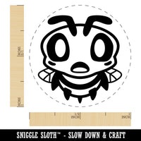 Cute Bee Shocked Rubber Stamp for Stamping Crafting Planners