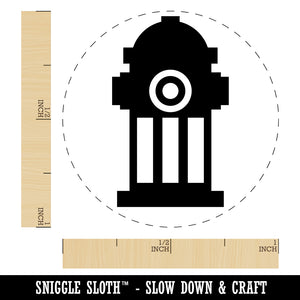 Fire Hydrant Icon Rubber Stamp for Stamping Crafting Planners