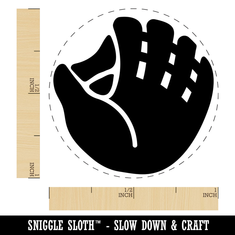 Baseball Glove Mitt Rubber Stamp for Stamping Crafting Planners