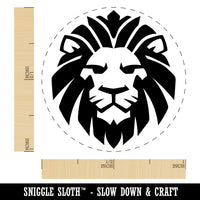 Regal Lion Head Rubber Stamp for Stamping Crafting Planners