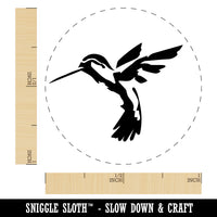 Hummingbird Sketch Rubber Stamp for Stamping Crafting Planners