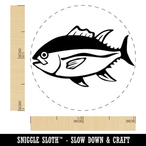 Bluefin Tuna Fish Fishing Rubber Stamp for Stamping Crafting Planners