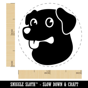 Cartoon Dog Labrador Retriever Rubber Stamp for Stamping Crafting Planners
