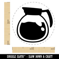 Coffee Pot Rubber Stamp for Stamping Crafting Planners