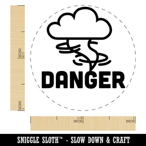 Danger Hurricane Tornado Weather Day Planner Rubber Stamp for Stamping Crafting Planners