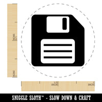 Save Icon Floppy Disk Rubber Stamp for Stamping Crafting Planners