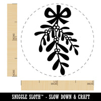 Mistletoe Merry Christmas Xmas Rubber Stamp for Stamping Crafting Planners