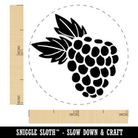 Raspberry Blackberry Fruit Rubber Stamp for Stamping Crafting Planners