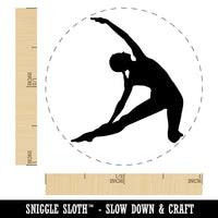 Yoga Gate Pose Rubber Stamp for Stamping Crafting Planners