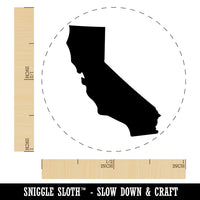 California State Silhouette Rubber Stamp for Stamping Crafting Planners