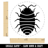 Isopod Pill Bug Woodlouse Rubber Stamp for Stamping Crafting Planners