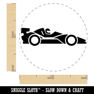 Racing Car Racecar Vehicle Automobile Rubber Stamp for Stamping Crafting Planners