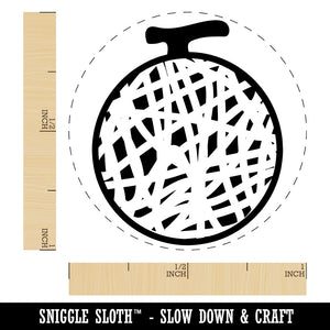 Sweet Honeydew Melon Fruit Rubber Stamp for Stamping Crafting Planners