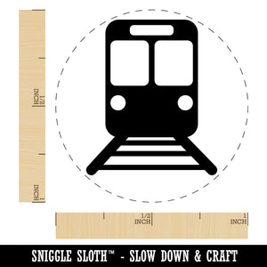 Train Tram Rail Railway Station Icon Rubber Stamp for Stamping Crafting Planners