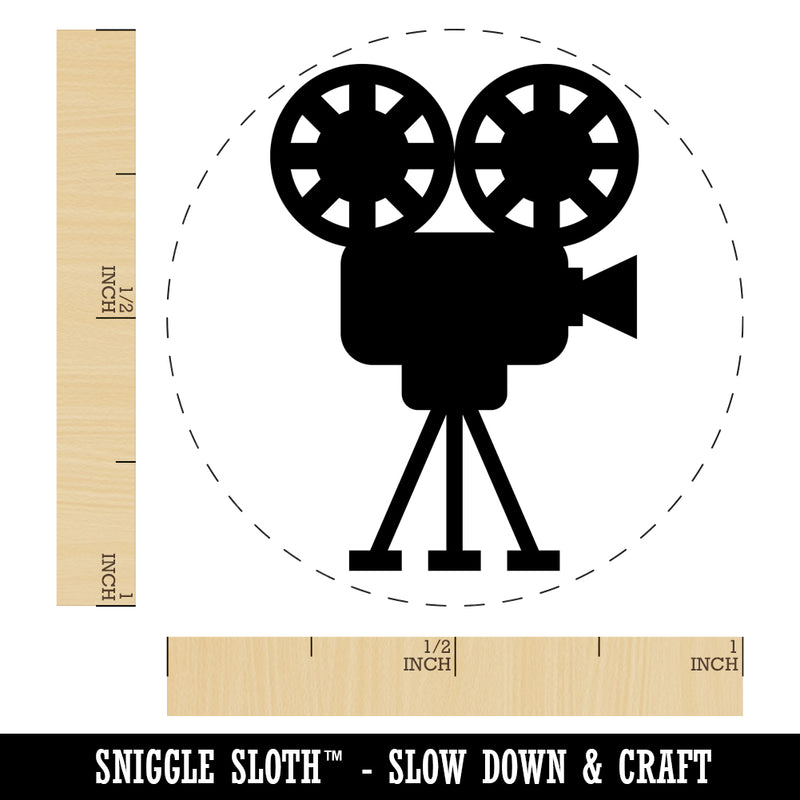 Film Movie Camera Rubber Stamp for Stamping Crafting Planners